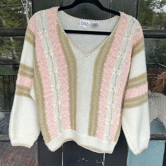 Vintage Erika Knit Sweater Size Medium - Picture 1 of 5